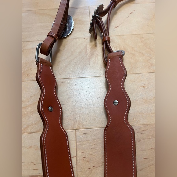 Western Leather Horse Breast Collar - Picture 8 of 10